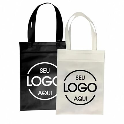 Sacola Reutilizável TNT com Bolso – Resistente, Ecológica e Personalizável